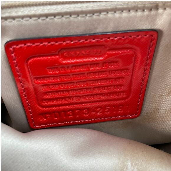 COACH Orange Red Shoulder Bag - Picture 12 of 16